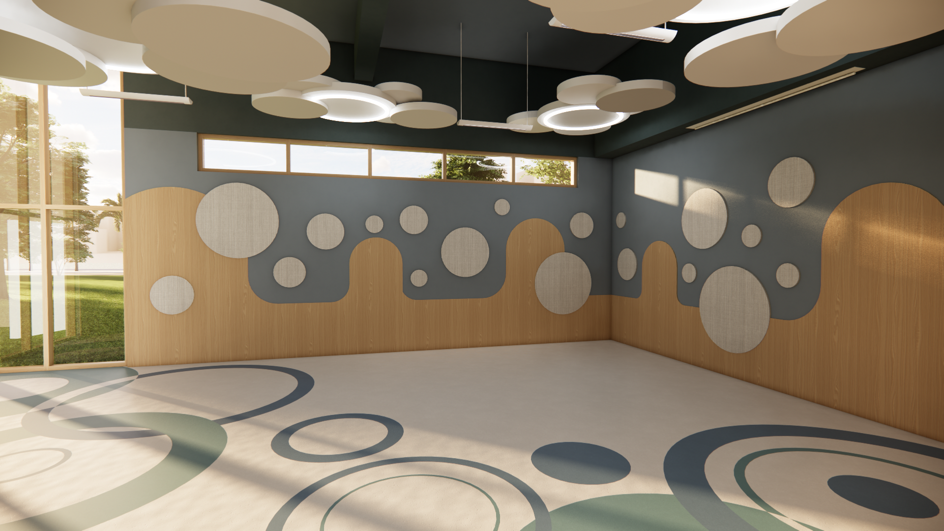 Multipurpose Room Rendering Empty 7