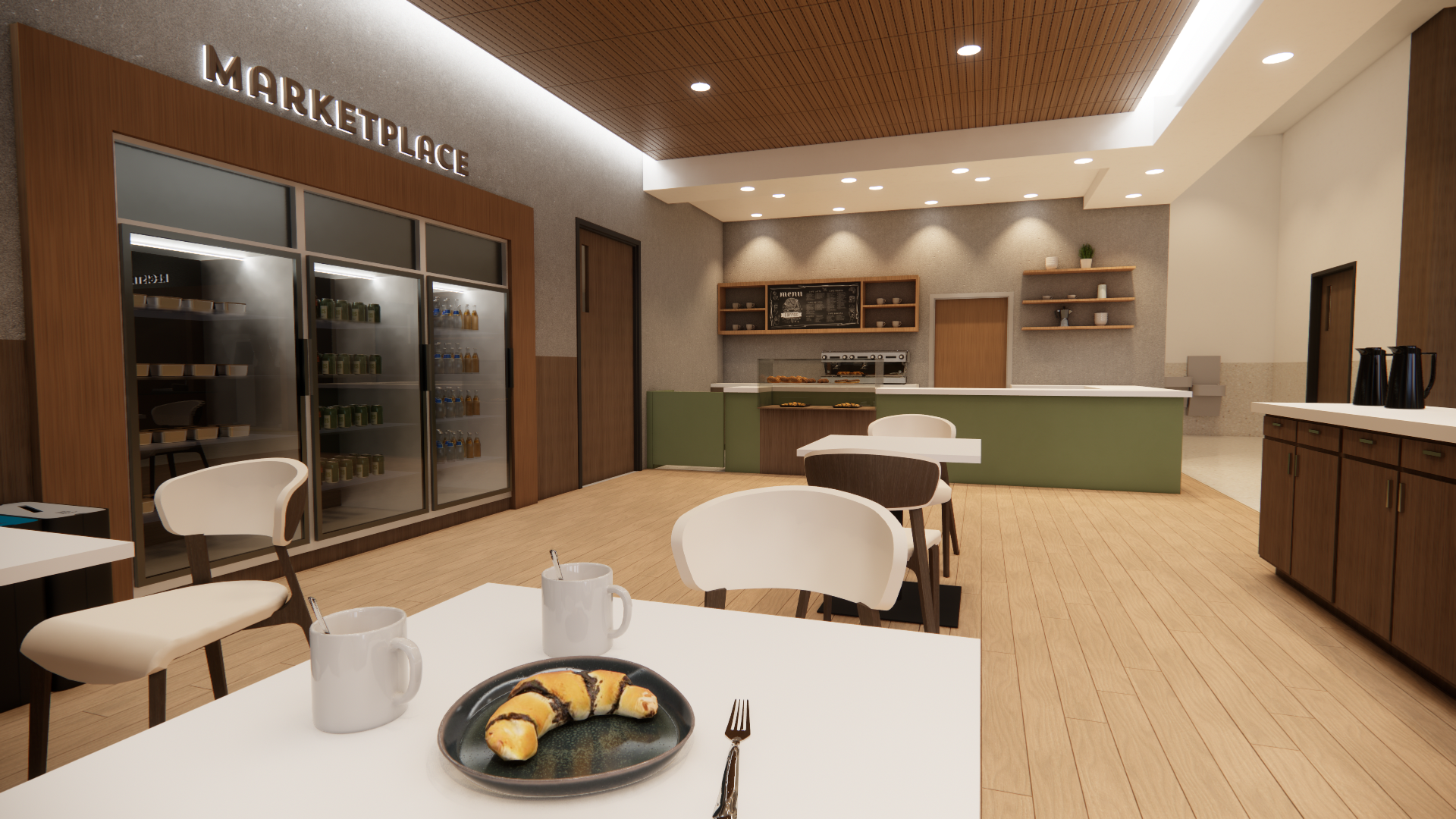 Rendering – Vending from Chair